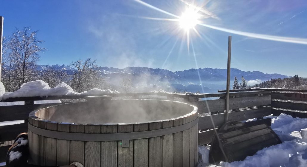 bains nordiques soleil hiver